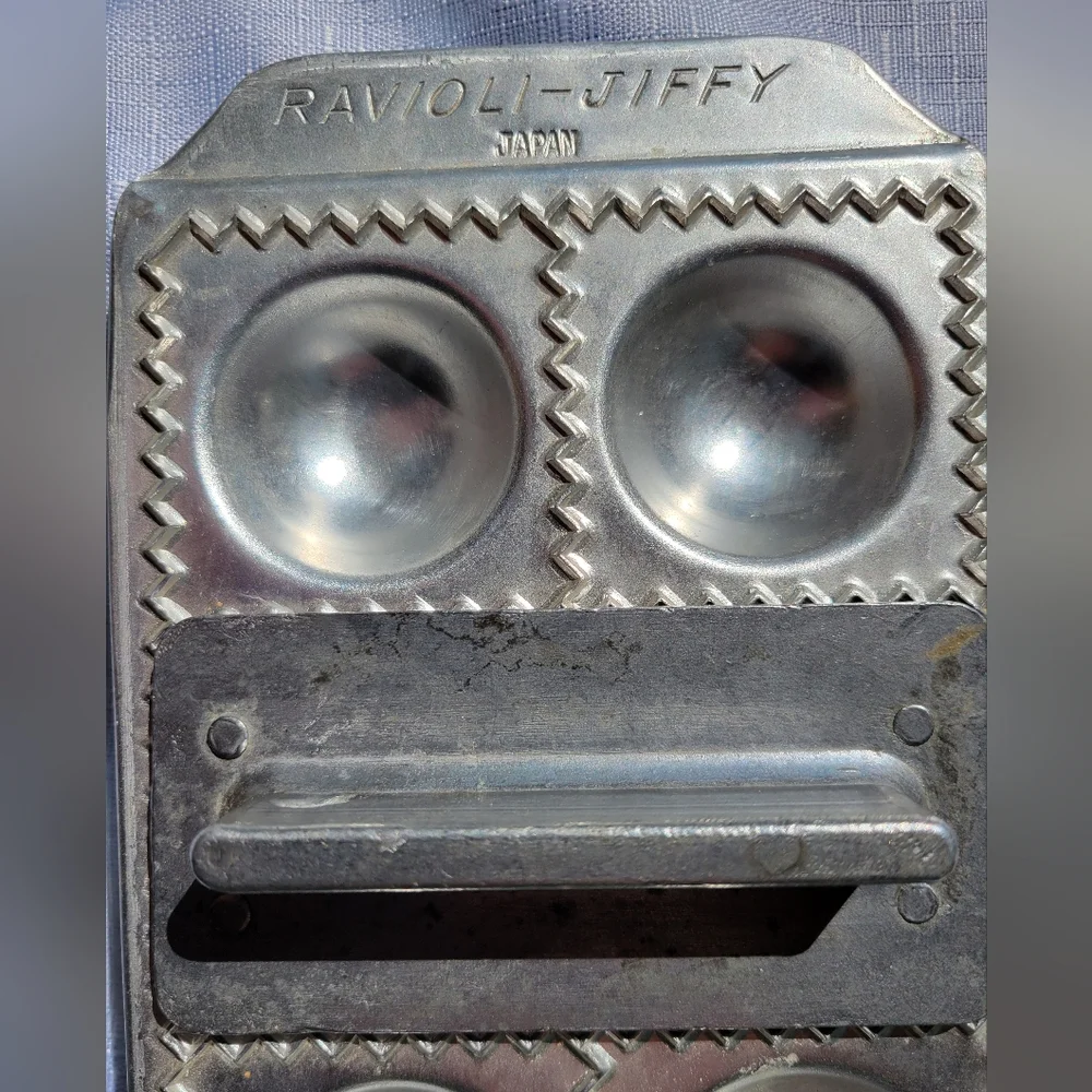 Vintage Jiffy Ravioli Press Pan Maker Made In Japan